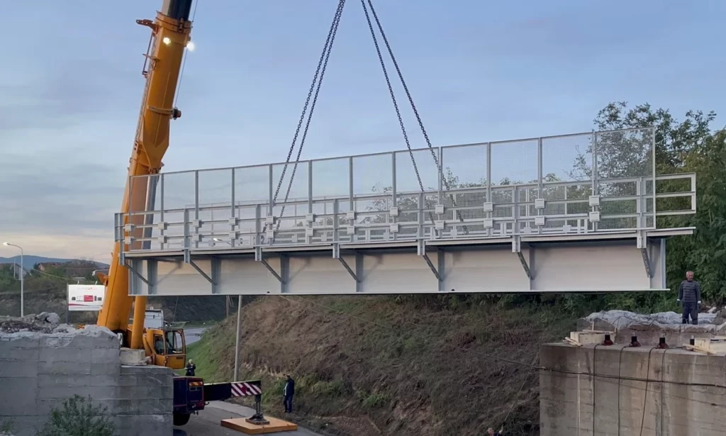 Radovi na zameni postojeće čelične konstrukcije novom čeličnom konstrukcijom mosta u km 4+871,5 na pruzi br. 219 (Niš)-Crveni Krst-Zaječar-Prahovo Pristanište
